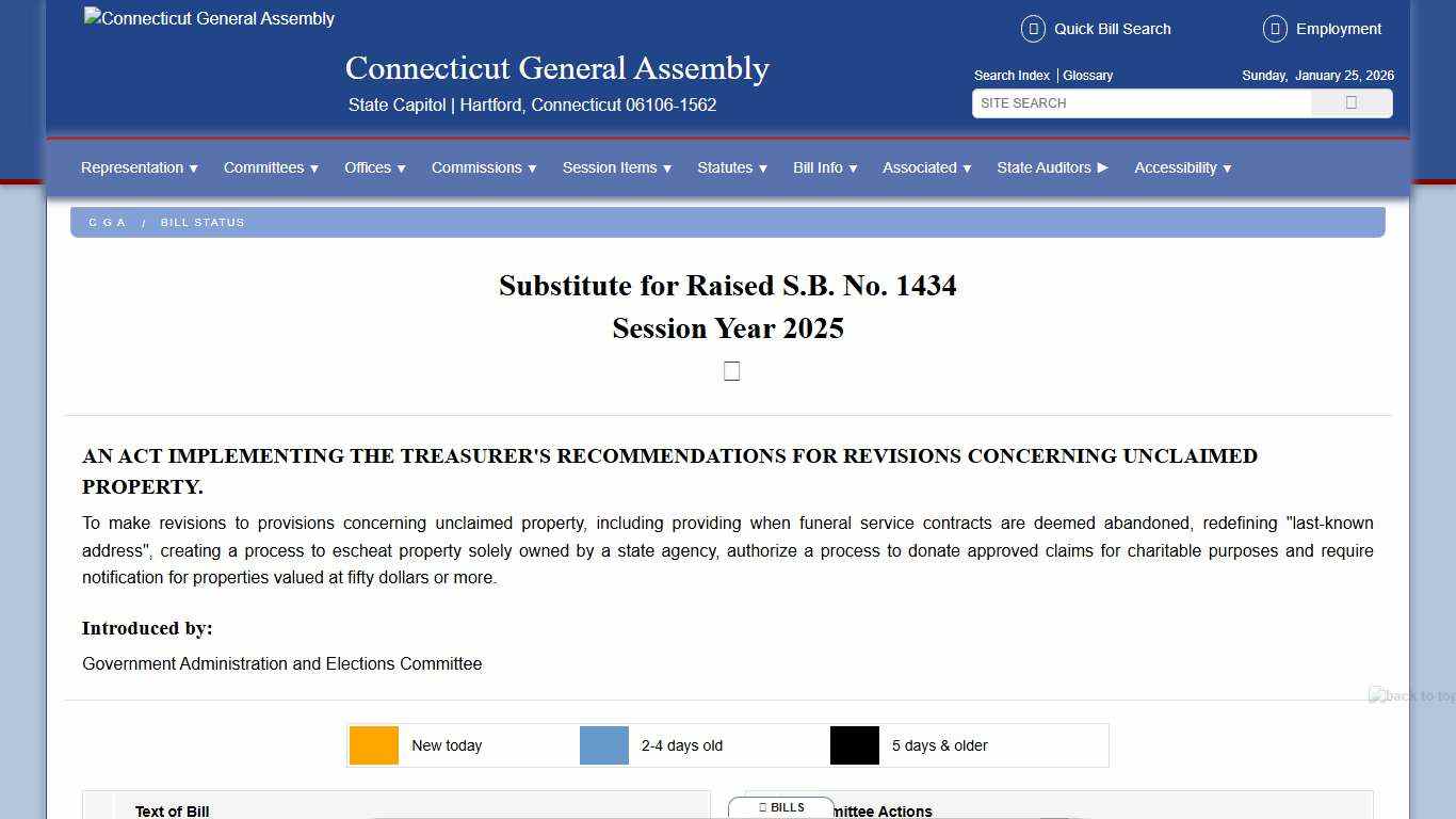 C G A - Connecticut General Assembly